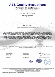 Certificado ISO 14001